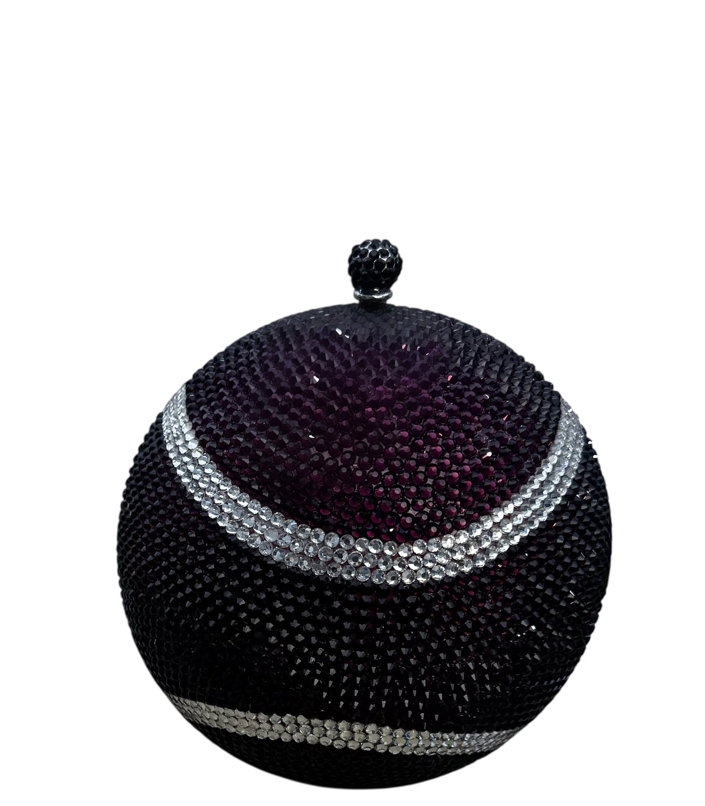 Dark purple tennis clutch