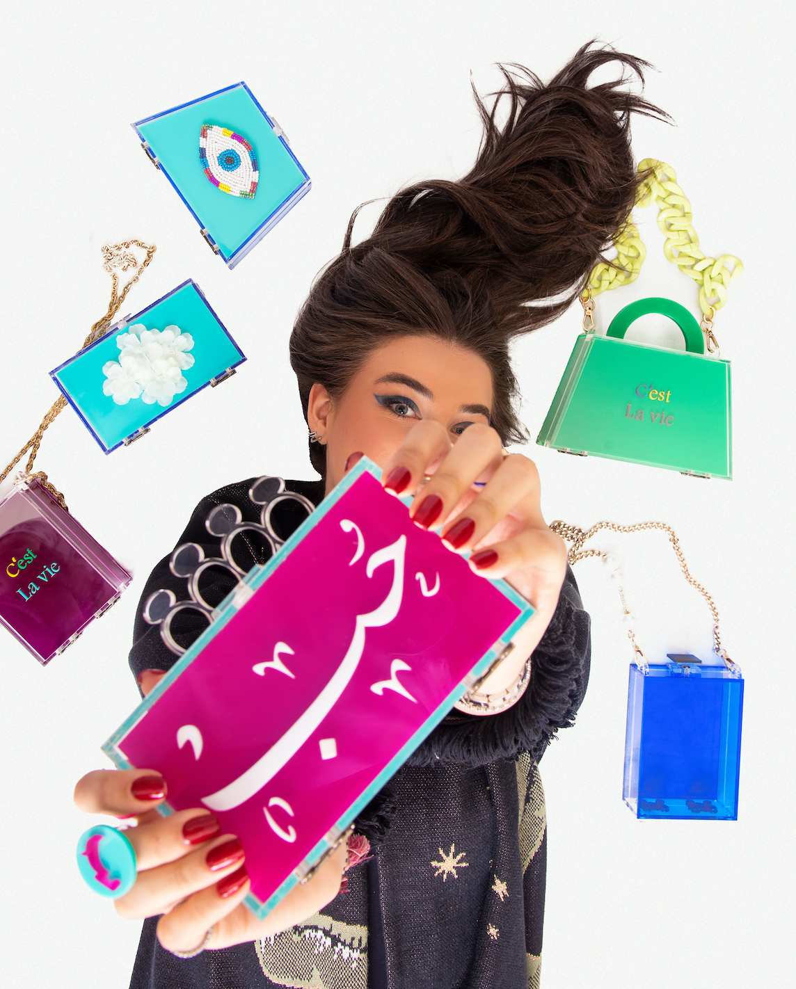Multi colored ring Hob clutch