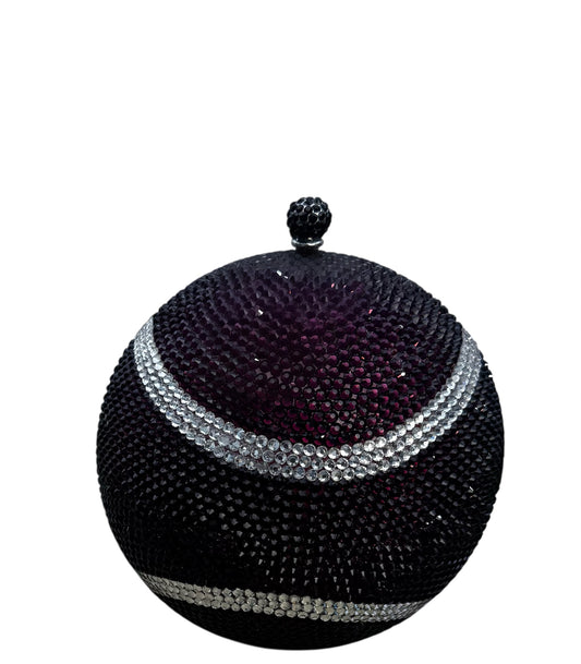 Dark purple tennis clutch